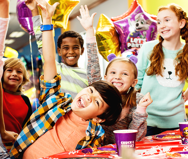 kids celebrating at a party