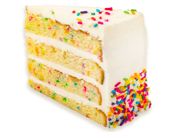 Buddy V Confetti cake