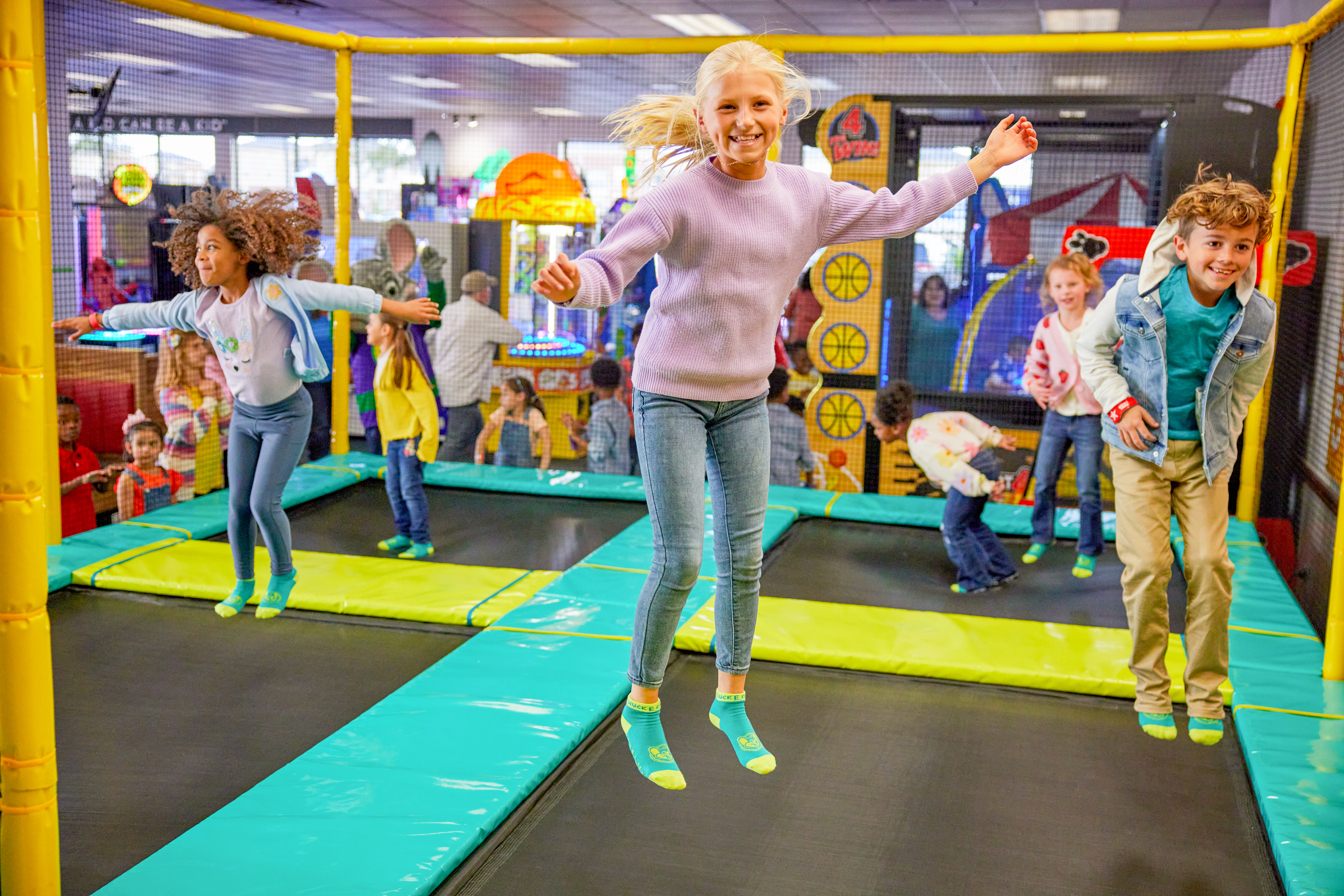 Trampoline Zone at Chuck E. Cheese Fort Worth (Hulen)