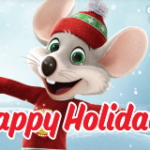 happy holidays chuck e. cheese
