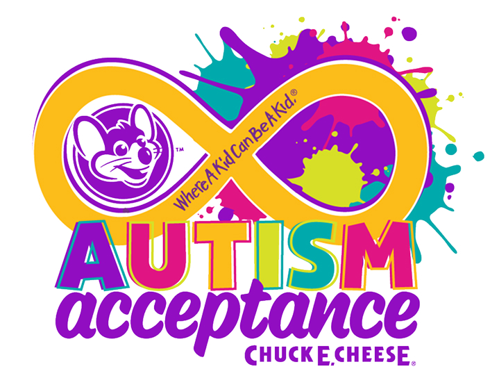 Autism Acceptance chuck e cheese
