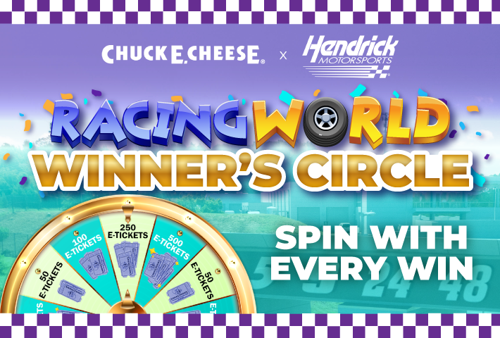 winner circle: spin with every win