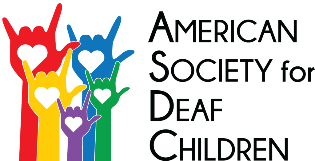 Colorful hands representing deaf community