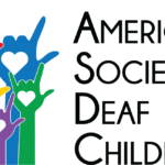 Colorful hands representing deaf community