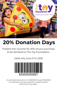 20% Donation Day Coupon