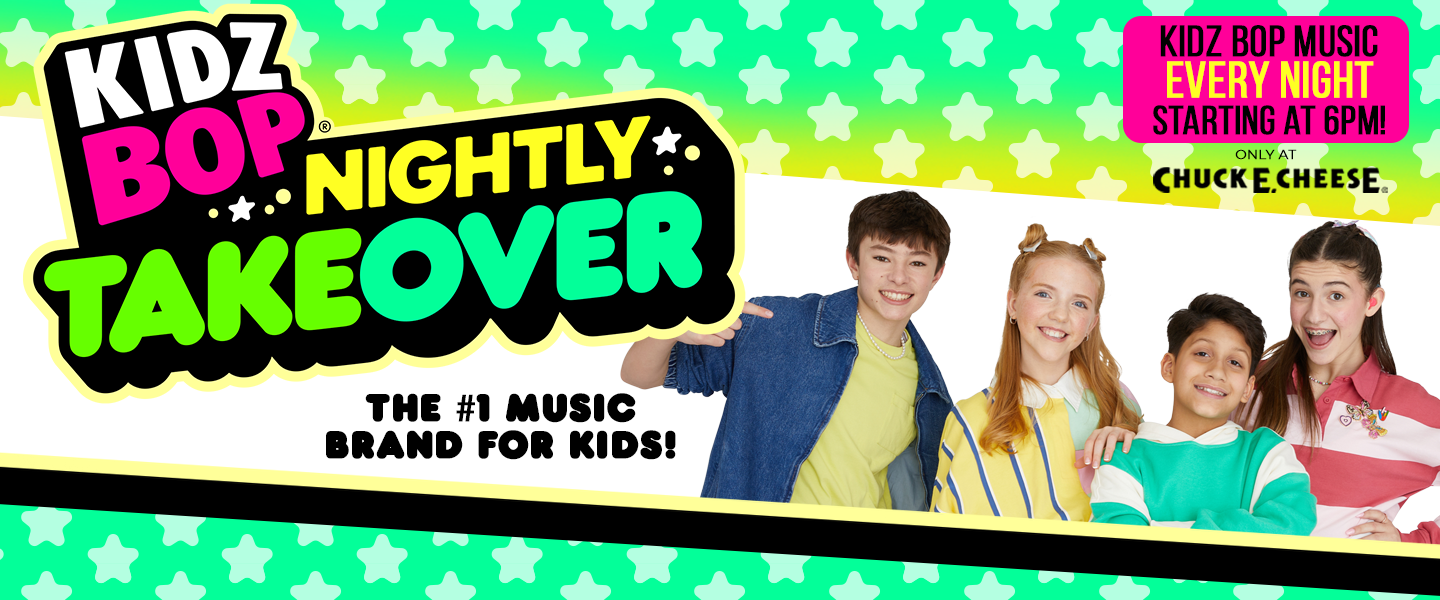 a boy and girl posing for a picture in kidz bop nightly takeover 