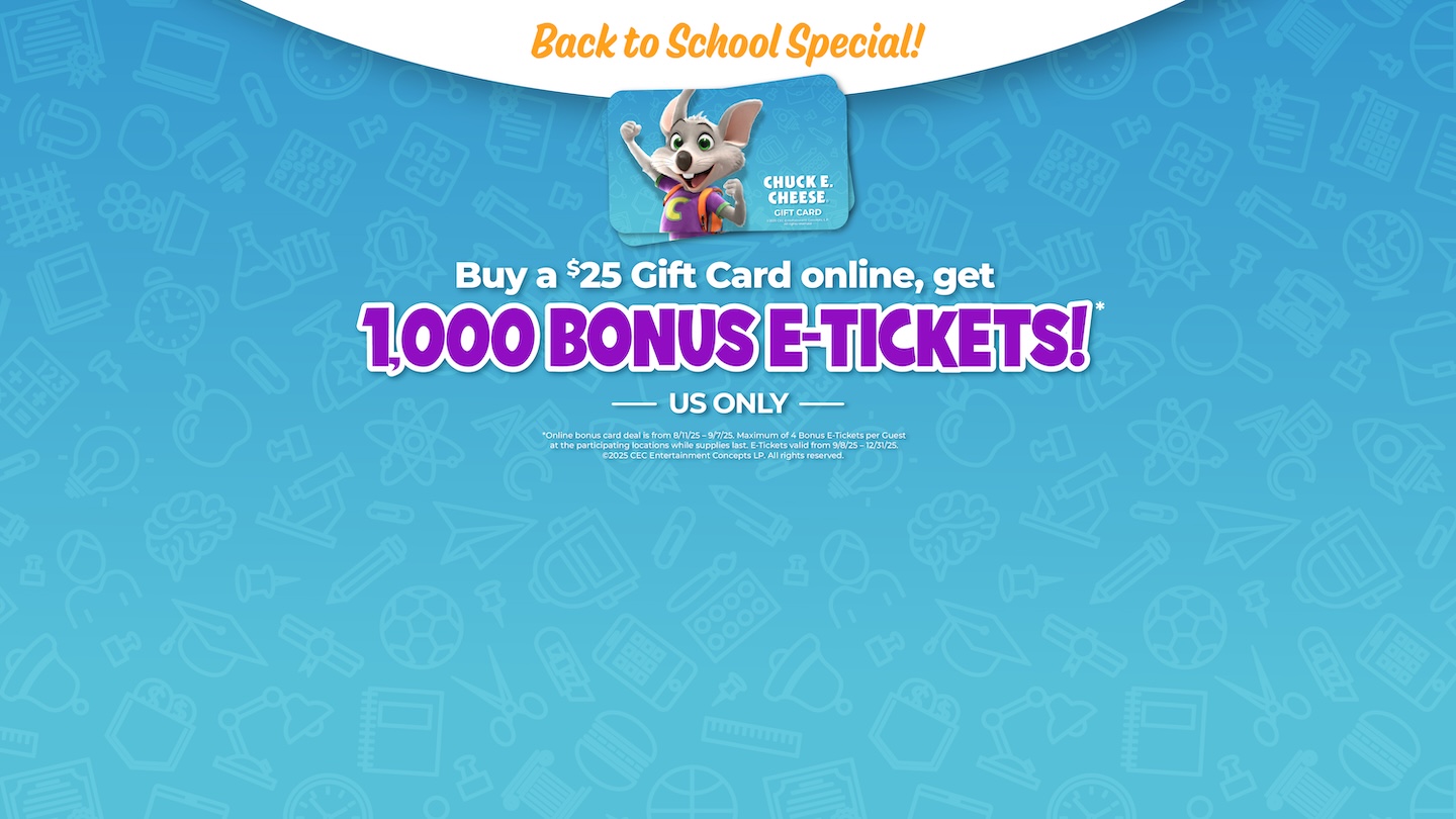 a blue and white background with a cartoon mouse and text