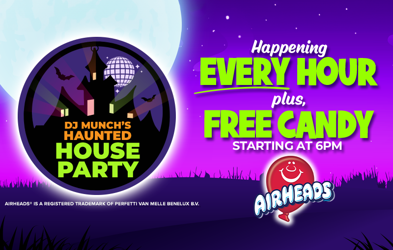 Haunted house party with free candy
