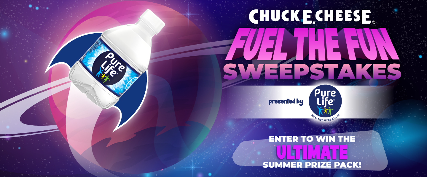 Chuck E. Cheese summer sweepstakes promotion