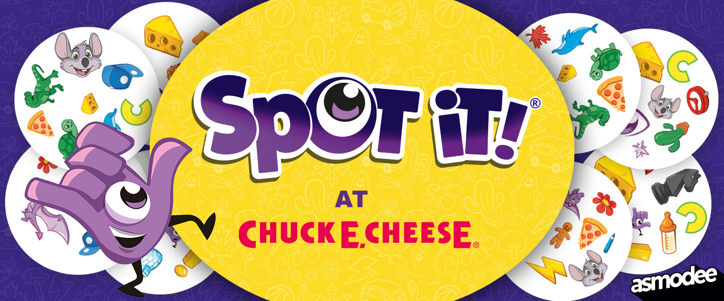 Spot It! at Chuck E. Cheese — Play All Summer Long