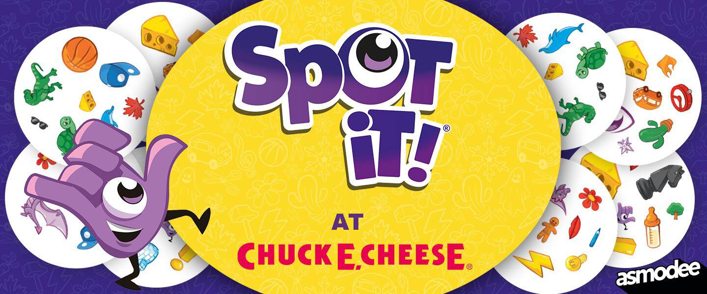Spot It! at Chuck E. Cheese — Play All Summer Long