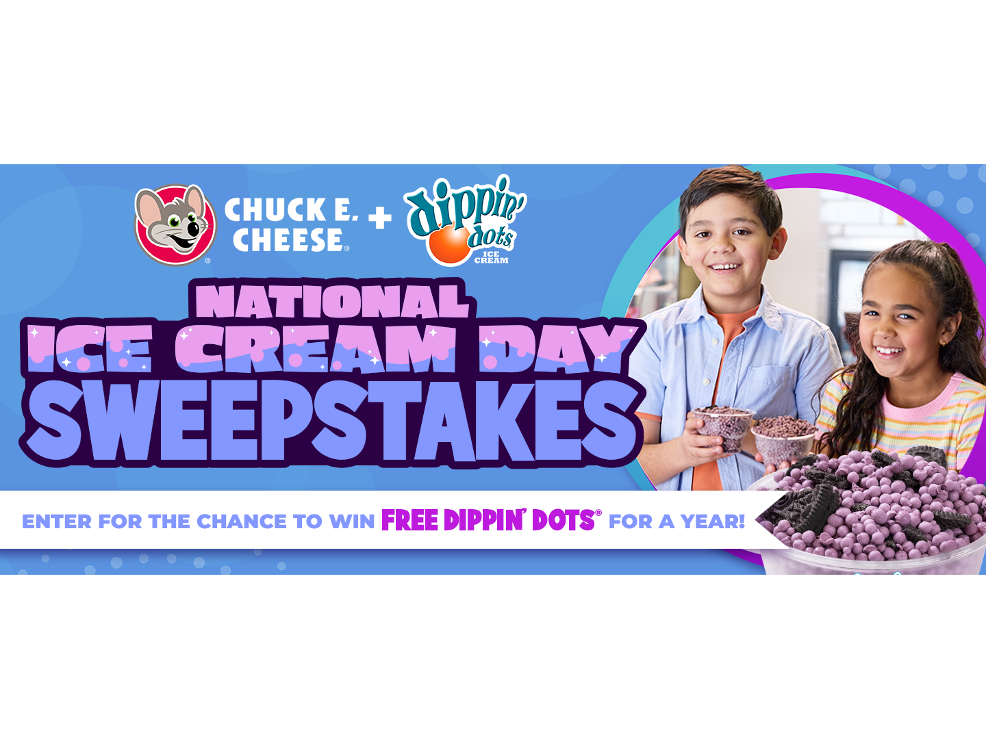 Chuck E. Cheese and Dippin' Dots