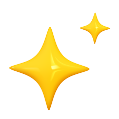 Two decorative stars